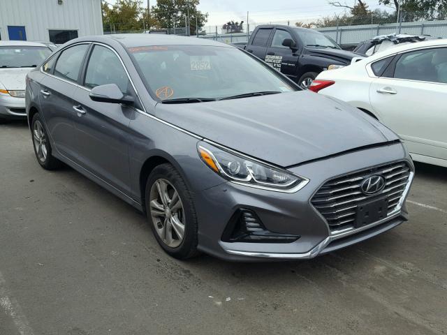 5NPE34AFXJH662051 - 2018 HYUNDAI SONATA SPO GRAY photo 1