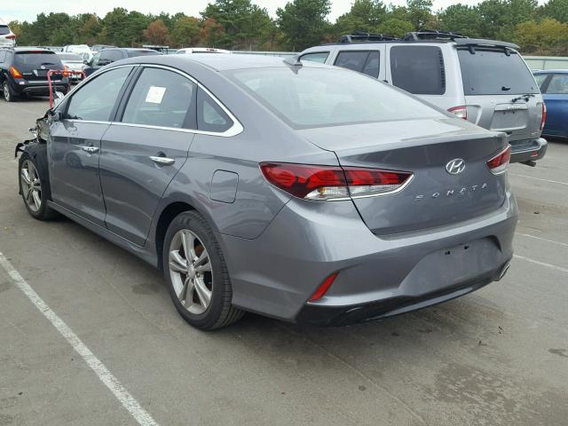 5NPE34AFXJH662051 - 2018 HYUNDAI SONATA SPO GRAY photo 3