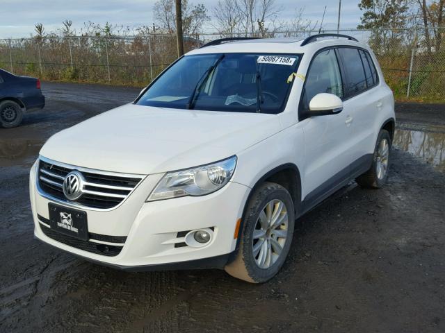 WVGBV75N39W508086 - 2009 VOLKSWAGEN TIGUAN SE WHITE photo 2