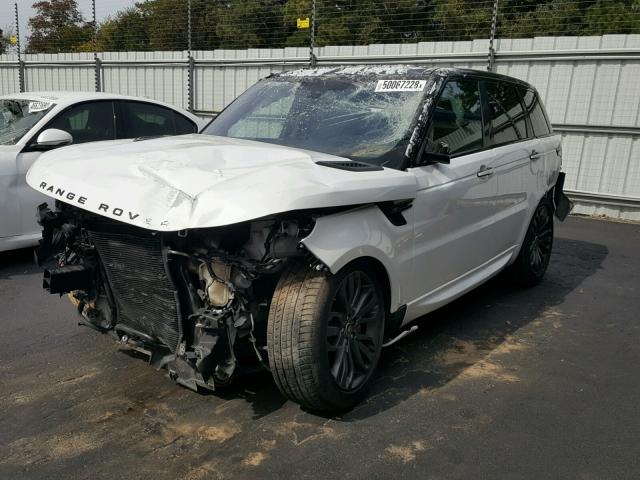 SALWS2VF3GA547886 - 2016 LAND ROVER RANGE ROVE WHITE photo 2