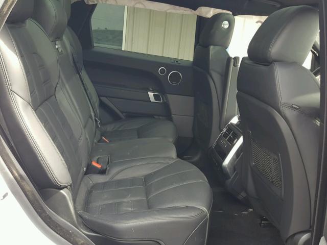 SALWS2VF3GA547886 - 2016 LAND ROVER RANGE ROVE WHITE photo 6