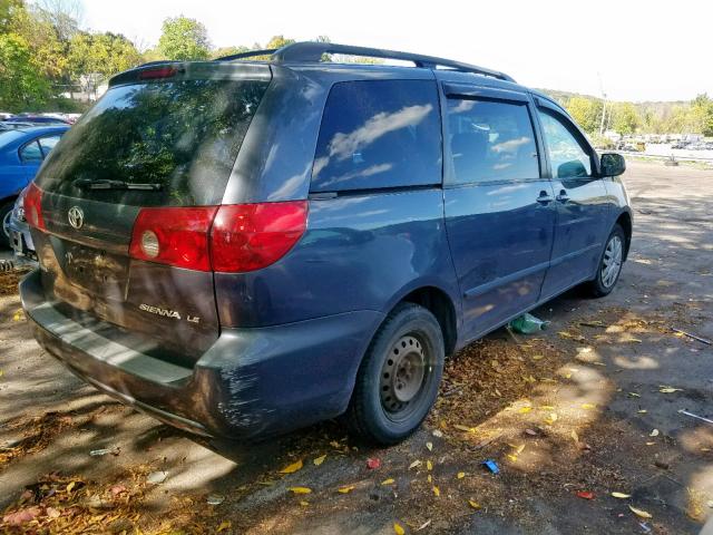 5TDZA23C26S490291 - 2006 TOYOTA SIENNA CE GRAY photo 4