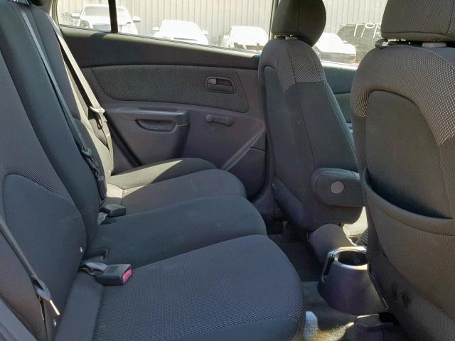 KNADE123166102300 - 2006 KIA RIO BLUE photo 6