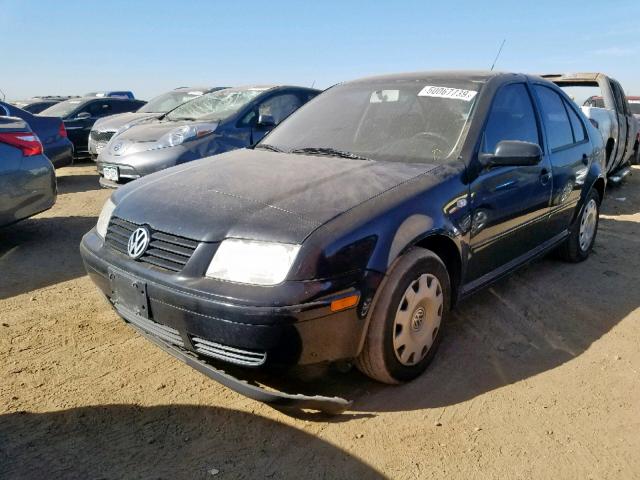 3VWRB69M22M037381 - 2002 VOLKSWAGEN JETTA GL BLACK photo 2