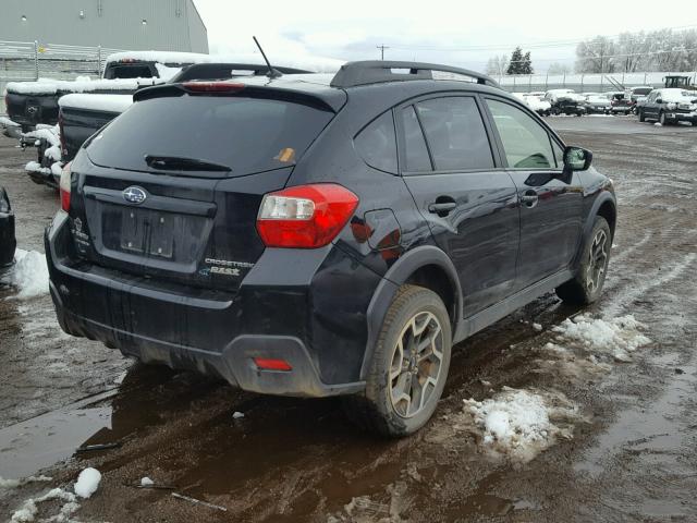 JF2GPABC9H8209940 - 2017 SUBARU CROSSTREK BLACK photo 4