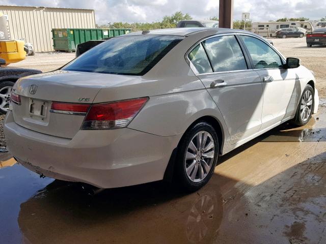 1HGCP3F81CA023911 - 2012 HONDA ACCORD EXL WHITE photo 4