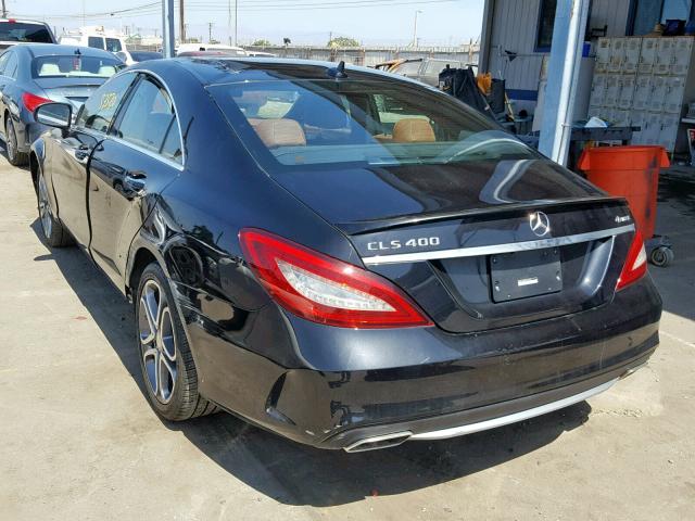 WDDLJ6HB9GA163923 - 2016 MERCEDES-BENZ CLS 400 4M BLACK photo 3