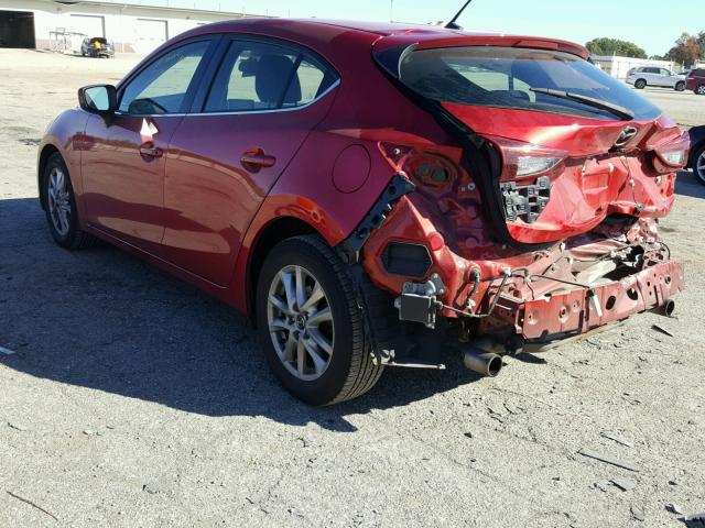 3MZBM1L76FM187422 - 2015 MAZDA 3 TOURING RED photo 3