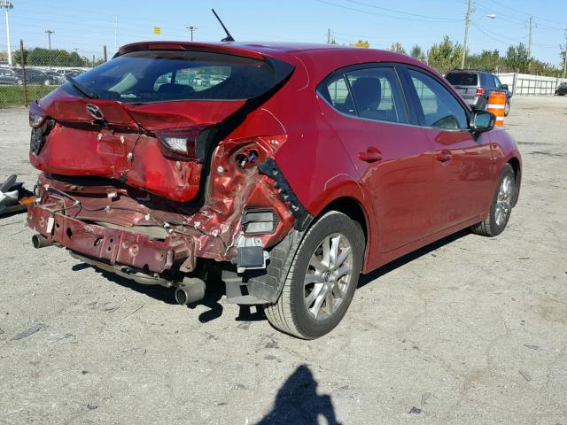 3MZBM1L76FM187422 - 2015 MAZDA 3 TOURING RED photo 4