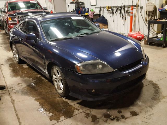 KMHHM65D86U207416 - 2006 HYUNDAI TIBURON GS BLUE photo 1