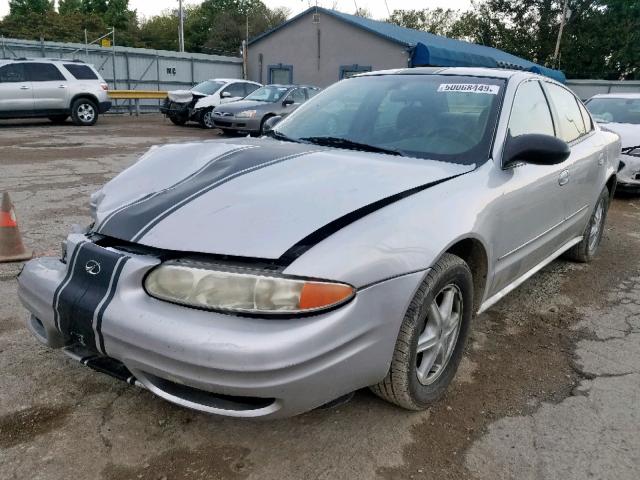 1G3NL52F63C229748 - 2003 OLDSMOBILE ALERO GL GRAY photo 2