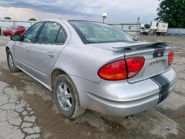 1G3NL52F63C229748 - 2003 OLDSMOBILE ALERO GL GRAY photo 3