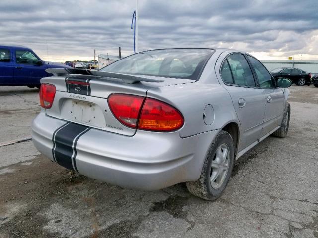 1G3NL52F63C229748 - 2003 OLDSMOBILE ALERO GL GRAY photo 4