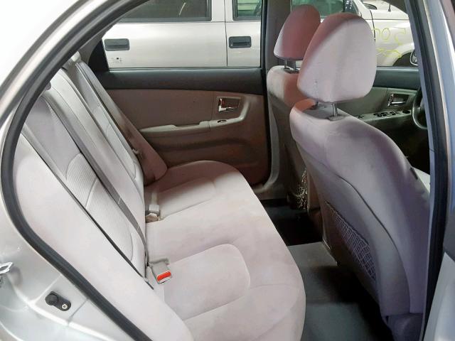 KNAFE121185528617 - 2008 KIA SPECTRA EX SILVER photo 6