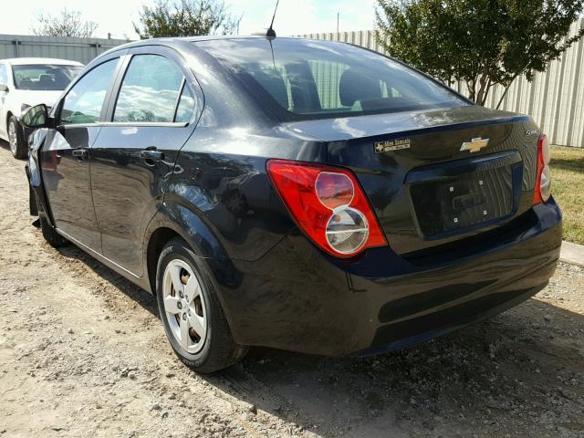 1G1JA5SH7F4146083 - 2015 CHEVROLET SONIC LS 黑色 照片 3
