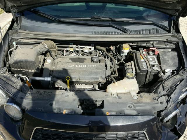 1G1JA5SH7F4146083 - 2015 CHEVROLET SONIC LS 黑色 照片 7