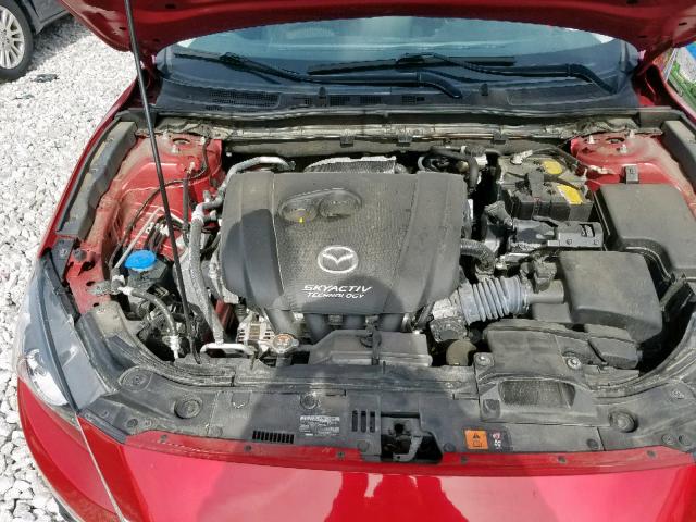 JM1BM1V77F1222319 - 2015 MAZDA 3 TOURING RED photo 7