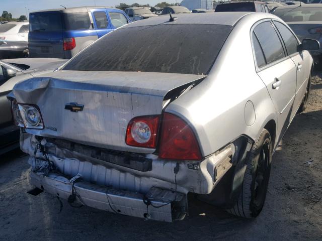 1G1ZA5E13BF222060 - 2011 CHEVROLET MALIBU LS ვერცხლისფერი ფოტო 4