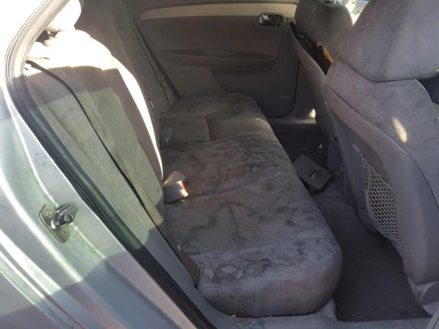 1G1ZA5E13BF222060 - 2011 CHEVROLET MALIBU LS ვერცხლისფერი ფოტო 6