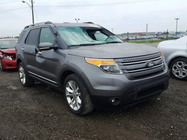 1FMHK8F81BGA42093 - 2011 FORD EXPLORER L GRAY photo 1