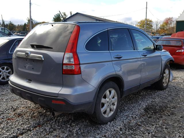 JHLRE487X9C016545 - 2009 HONDA CR-V EXL BLUE photo 4