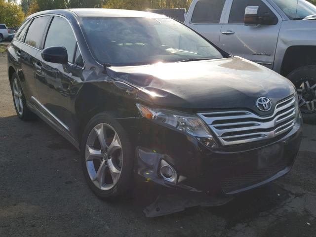 4T3BK3BBXCU071189 - 2012 TOYOTA VENZA LE BLACK photo 1