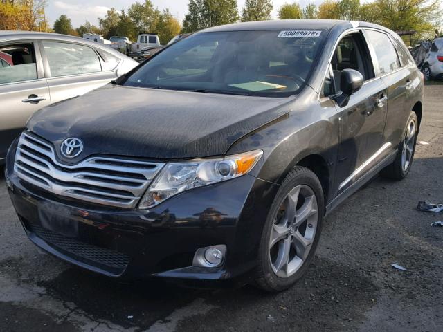 4T3BK3BBXCU071189 - 2012 TOYOTA VENZA LE BLACK photo 2