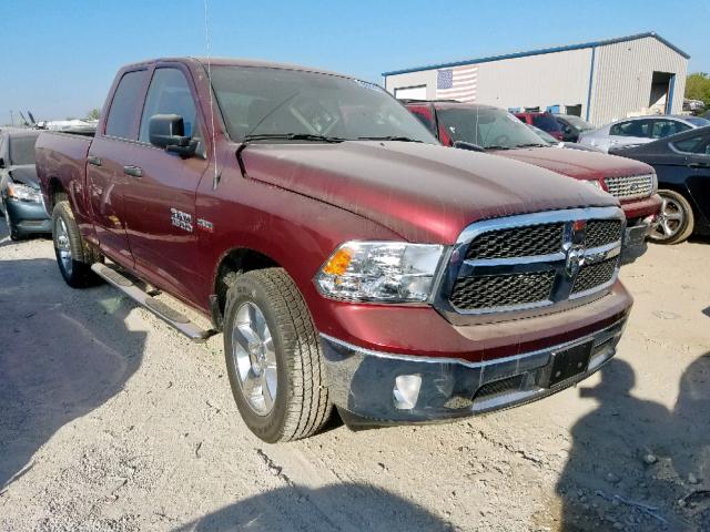 1C6RR7FT4KS519008 - 2019 RAM 1500 CLASS RED photo 1