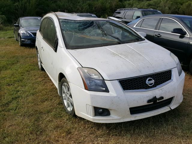 3N1AB6AP0CL700429 - 2012 NISSAN SENTRA 2.0 WHITE photo 1