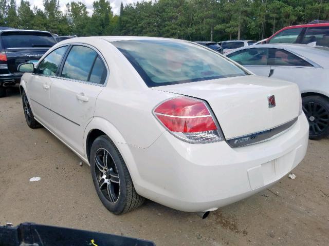 1G8ZS57N88F115562 - 2008 SATURN AURA XE WHITE photo 3