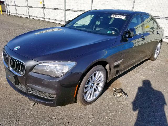 WBAYF8C52DDE59200 - 2013 BMW 750 LXI CHARCOAL photo 2