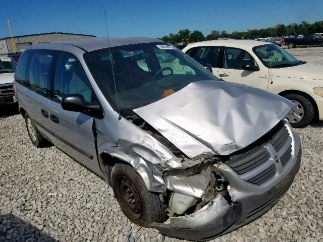 1D4GP25R35B102498 - 2005 DODGE CARAVAN SE SILVER photo 1