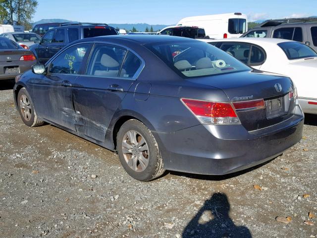 1HGCP2F43CA112032 - 2012 HONDA ACCORD LXP GRAY photo 3