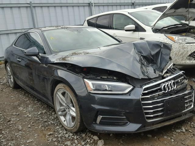 WAUMNAF57JA037244 - 2018 AUDI A5 PRESTIG GRAY photo 1