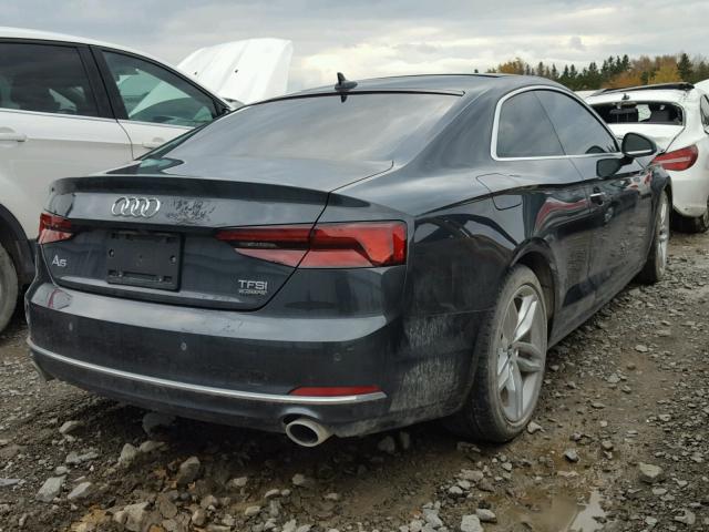 WAUMNAF57JA037244 - 2018 AUDI A5 PRESTIG GRAY photo 4