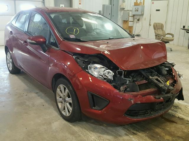 3FADP4BJ9DM144262 - 2013 FORD FIESTA SE MAROON photo 1