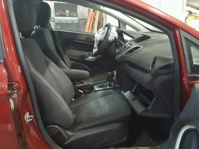 3FADP4BJ9DM144262 - 2013 FORD FIESTA SE MAROON photo 5