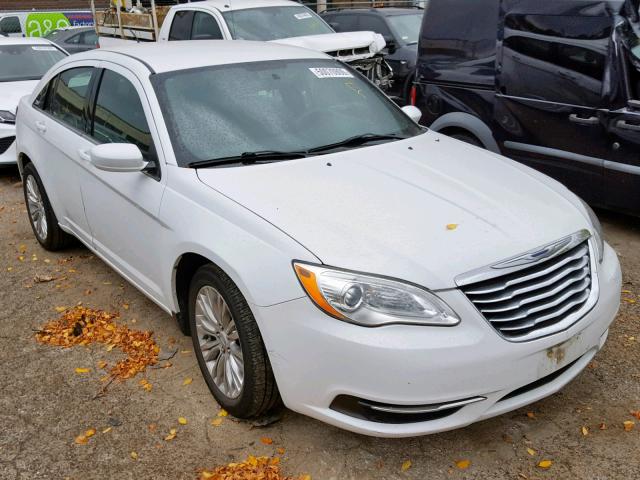 1C3CCBAB3CN105904 - 2012 CHRYSLER 200 LX WHITE photo 1