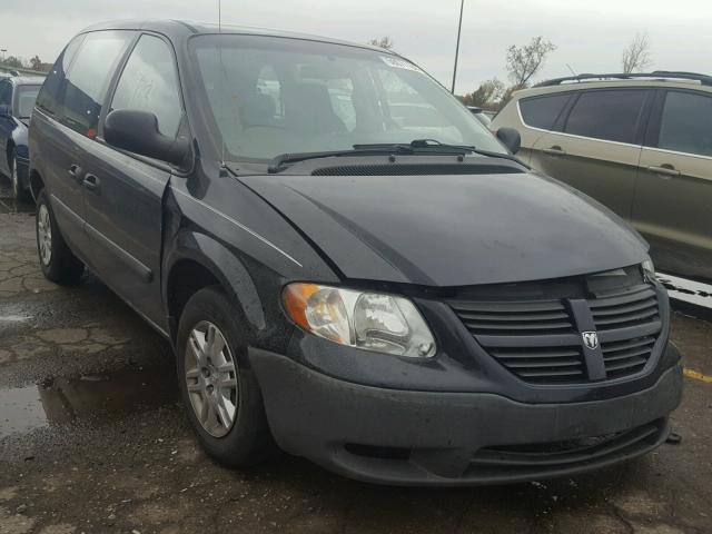 1D4GP25E65B237570 - 2005 DODGE CARAVAN SE BLUE photo 1