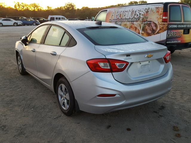 1G1BC5SM1J7215191 - 2018 CHEVROLET CRUZE LS SILVER photo 3