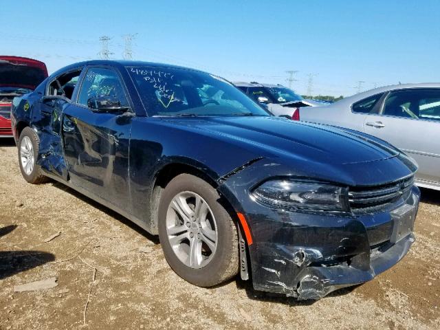 2C3CDXBG8KH655594 - 2019 DODGE CHARGER SX BLACK photo 1