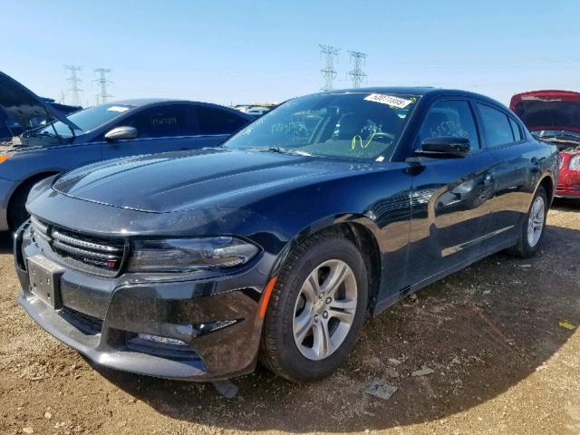 2C3CDXBG8KH655594 - 2019 DODGE CHARGER SX BLACK photo 2