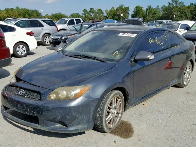JTKDE167780230443 - 2008 TOYOTA SCION TC ლურჯი ფოტო 2