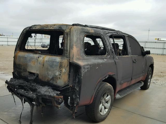 5N1AA08C79N602230 - 2009 NISSAN ARMADA SE BURN photo 4