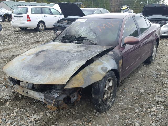 1G3NL52E8XC315995 - 1999 OLDSMOBILE ALERO GL PURPLE photo 2