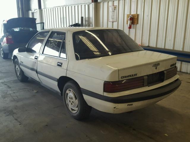 1G1LT53T7NY124145 - 1992 CHEVROLET CORSICA LT WHITE photo 3