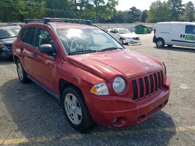 1J8FF47W28D765945 - 2008 JEEP COMPASS SP RED photo 1
