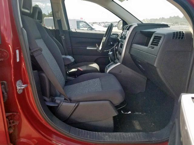 1J8FF47W28D765945 - 2008 JEEP COMPASS SP RED photo 5