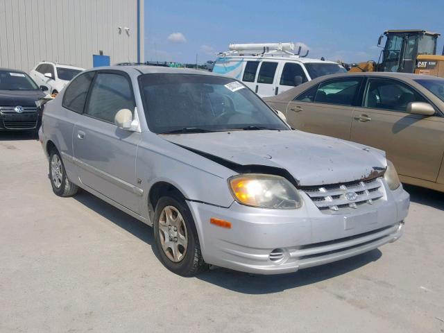 KMHCG35C45U338946 - 2005 HYUNDAI ACCENT GS SILVER photo 1