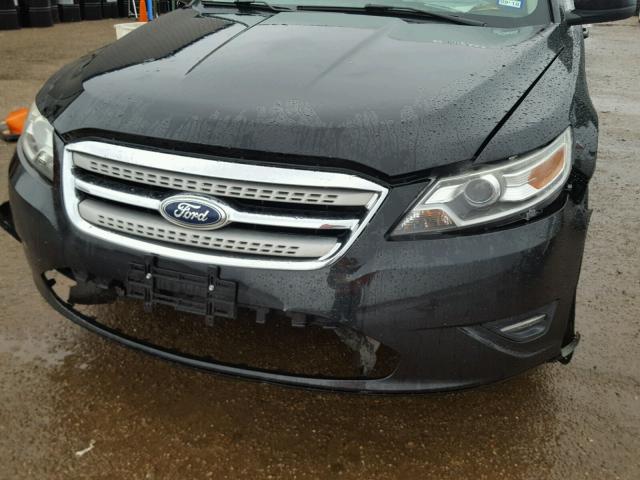 1FAHP2EW6BG145762 - 2011 FORD TAURUS SEL BLACK photo 9